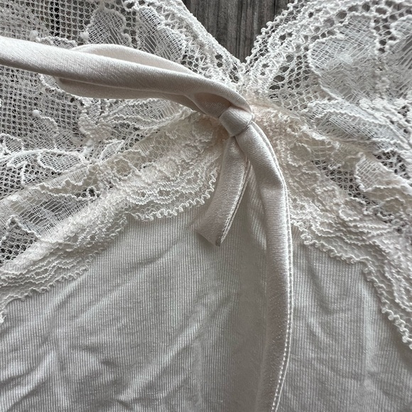 NWT Victorias Secret Lingerie Very Sexy Modal Lace Plunge Bodysuit Sz La… - Picture 9 of 15